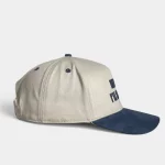 cappellino da golf in pelle scamosciata