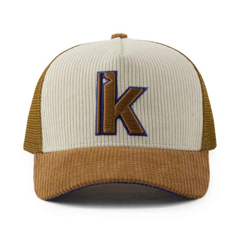 casquette velours beige