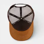 brown hat