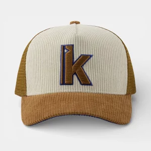 casquette k velours beige bleu