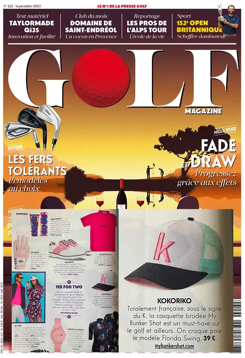 casquette de golf femme