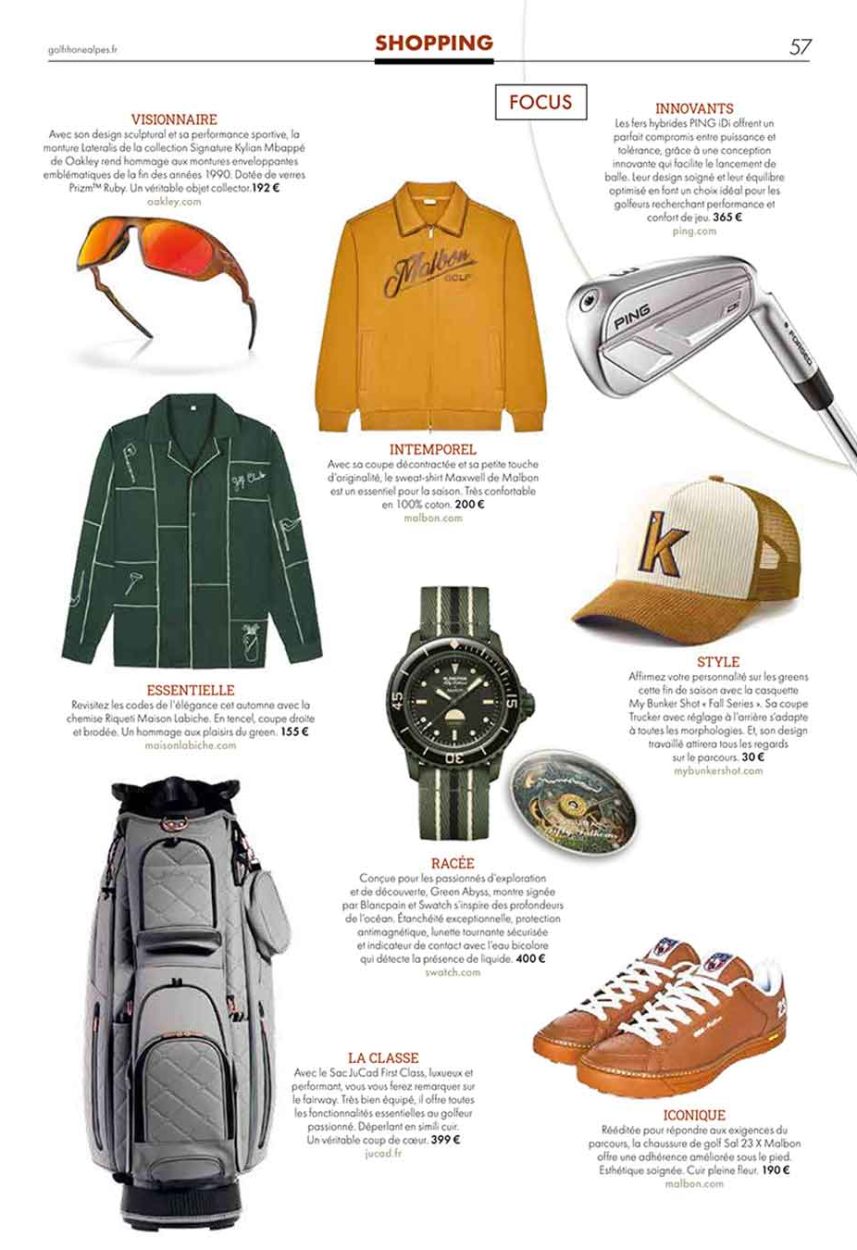 Golf Rhone Alpes magazine