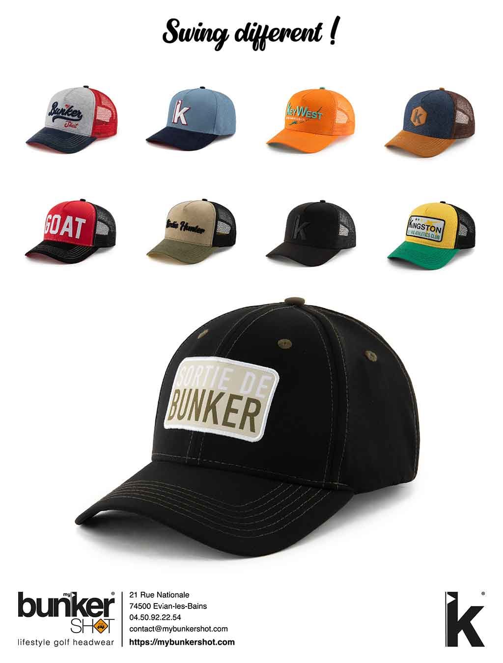 Casquette sortie de bunker