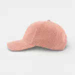 casquette rose en velours