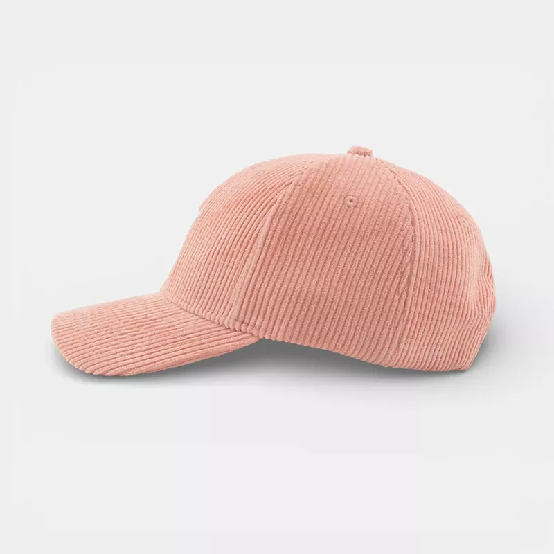 casquette rose en velours