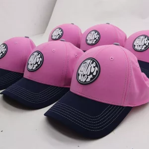 gorra de golf groovy rosa