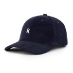 casquette velours bleu marine