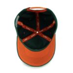 casquette golf vert orange