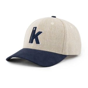 casquette golf herringbone